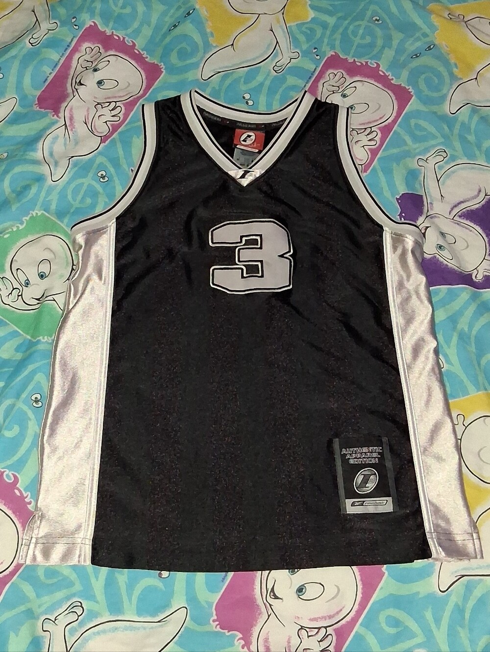 2004 Allen Iverson I3 Reebok Vintage Dazzle Basketball Jersey Authentic Y2K